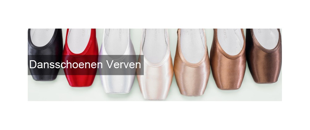 Dansschoenen verven