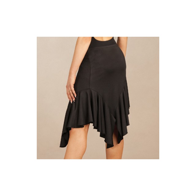 Capezio Asymmetrical Short Ruffle Skirt