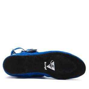 Rumpf 8835 West Coast Swing danslaarzen blauw suede zool