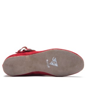 Rumpf 8835 West Coast Swing danslaarzen rood met suede zool