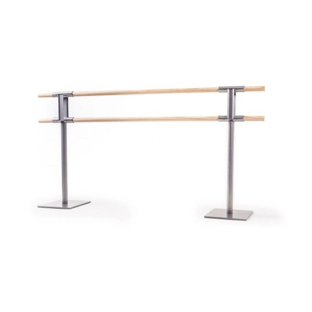 Dinamica Ballet Portable double ballet barre Pina 2 meter zonder wielen