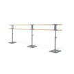 Dinamica Ballet Height-adjustable portable double ballet barre Giselle 1,5 meter met wielen