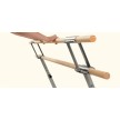 Dinamica Ballet Height-adjustable portable double ballet barre Giselle 1,5 meter met wielen