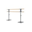 Dinamica Ballet Height-adjustable portable double ballet barre Giselle 3 meter Zonder wielen