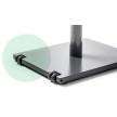 Dinamica Ballet Portable Professional Ballet Barre Avant 1,5 meter met Wiel