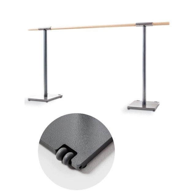 Dinamica Ballet Portable Professional Ballet Barre Avant 2 meter met Wielen