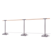 Dinamica Ballet Portable Professional Ballet Barre Avant 1,5 meter met Wiel
