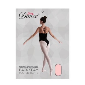 Silky Dance High Performance Backseam Footed Tights balletpanty dames verpakking