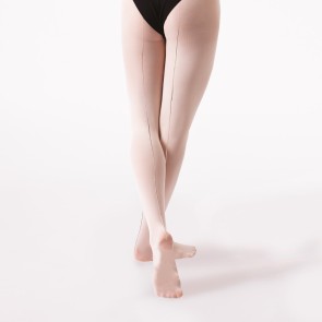 Silky Dance High Performance roze balletpanty met voet en naad voor dames