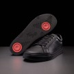 Fuego Lage Zwarte Danssneakers met Spinpoint en Zwarte Zool