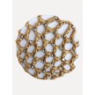 Alista Dancer Basics Gehaakt Haarnetje met Strass goud