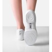Suny 160 Witte Dames Danssneakers met Splitzool met een gescheiden zool en 2 draaipunten