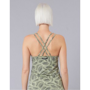 Temps Danse Integrated Bra Tank Top Amira Print