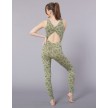 Temps Danse Adda Print dames Yoga Unitard Mouwloos