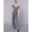 Temps Danse Robyn dames Ribbed Wrap Top