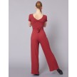 Temps Danse Robyn dames Ribbed Wrap Top