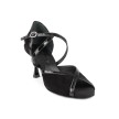 Portdance PD500 PREMIUM Dames Dansschoenen Zwart Nubuck Lakleer