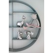 Zilverstad Spaarpot Giraf zilver kleur