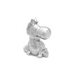 Zilverstad Spaarpot Zebra zilver kleur