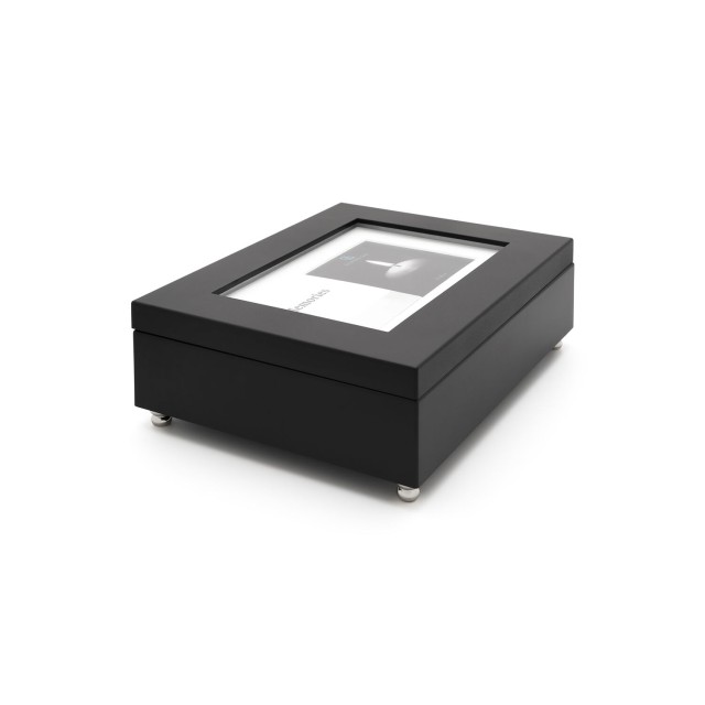 Zilverstad Keesape memory box met graveerplaatje