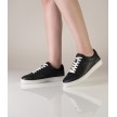 Suny Anna Kern 7010 Comfortabele Zwarte Nappa Leer Sneakers