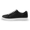 Suny Anna Kern 7010 Zwarte Nappa Leer Sneakers met volledige zool