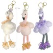 Alista Dancer Basics Sleutelhanger met dansende Flamingo en Strass-Diadeem 24cm
