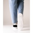 Suny Anna Kern 7015 Suede Zwarte Danssneakers met Volledig Zool en 2 draaipunten