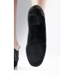 Anna Kern Brienne Zwart Dames oefen dansschoenen met flexibele suede zool en een tussenzool