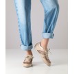 Werner Kern Honey Dames Nappa leer Brocade danssneakers met een opvallende uitstraling