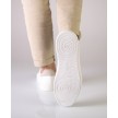 Suny-7420-Suede-Wit-Beige-Danssneakers-met-Volledig-Zool en draaipunten om goed te kunnen draaien