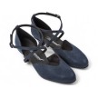 Diamant Dames Ballroom Dansschoenen half open model met gesloten voorkant 170-013-537