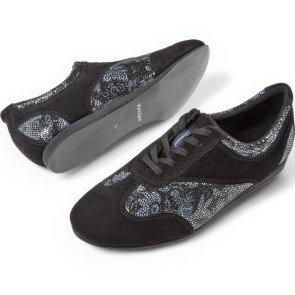 Diamant 183-435-643-V Lichte Variospin oefen dansschoenen dames met print