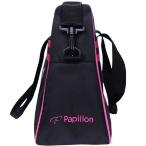 Papillon zwarte Schoudertas Dance 24PK9952 met een logo aan de zijkant