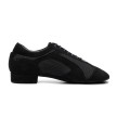 Portdance PD VICTOR DA SILVA Zwart Nubuck Mesh heren Dansschoenen met een splitzool