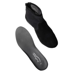 Portdance PD SWING 001 Zwart Nubuck dames Jazzschoenen met een speciale zool