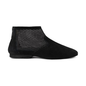 Portdance PD SWING 001 Zwart Nubuck dames Jazzschoenen