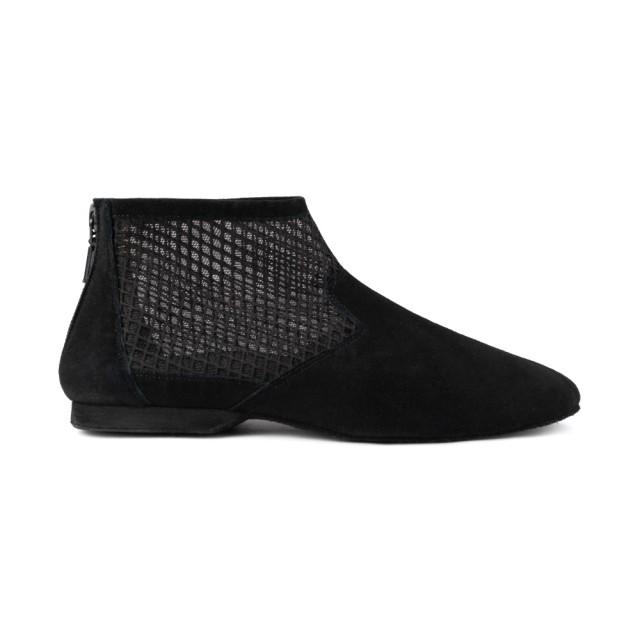 Portdance PD SWING 001 Zwart Nubuck dames Jazzschoenen