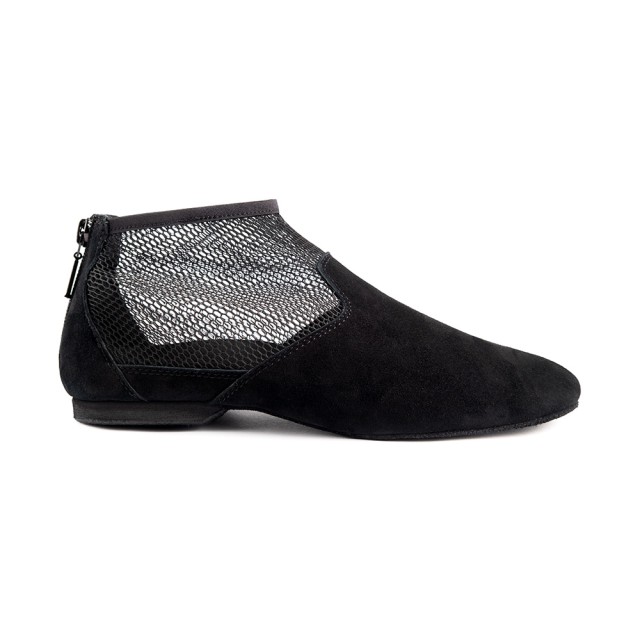 Portdance PD SWING 002 Zwart Nubuck dames Jazzschoenen