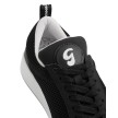 Portdance Groovies Oporto Zwarte leer Mesh Danssneakers met een comfortabele pasvorm