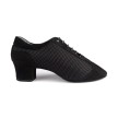 Portdance PD Pluma Zwart Mesh Nubuck Dansschoenen