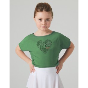 Temps Danse AGILE JR COEUR meisjes crop top