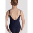 Bloch Ari Meisjes hemdje Balletpakje CL4257 donkerblauw met smalle schouderbandjes