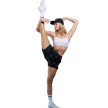 capezio_varsity_crew_sock_white_f6001u_2