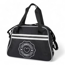 Papillon sporttas “100% DANCE READY” - Zwarte Tas voor dans en ballet spullen - Sporttas met Ritssluiting -  25PK9906-900