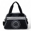 Papillon sporttas Zwarte Tas voor dans en ballet spullen Sporttas met Ritssluiting 25PK9906-900 zwart wit