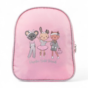 Papillon Roze Rugzak voor balletspullen 25PK9911 Ballet Friends Roze met diertjes