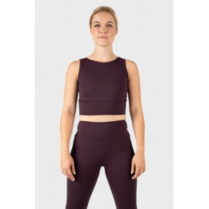 Papillon 2532PA2904-540 dames Cropped Top "Butterfly" – Aubergine