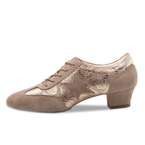 Werner Kern Ariana Beige Suède dames Training Dansschoenen