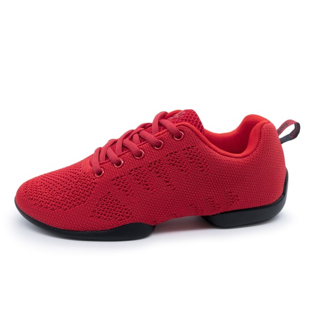 Anna Kern 190 Rode Dames Danssneakers met Splitzool